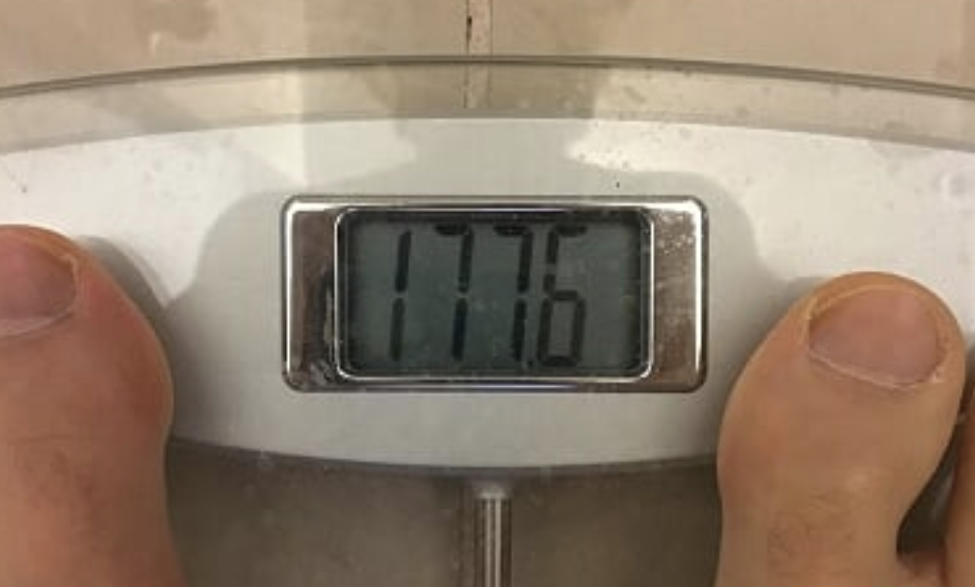 Scale (177.6 lbs)