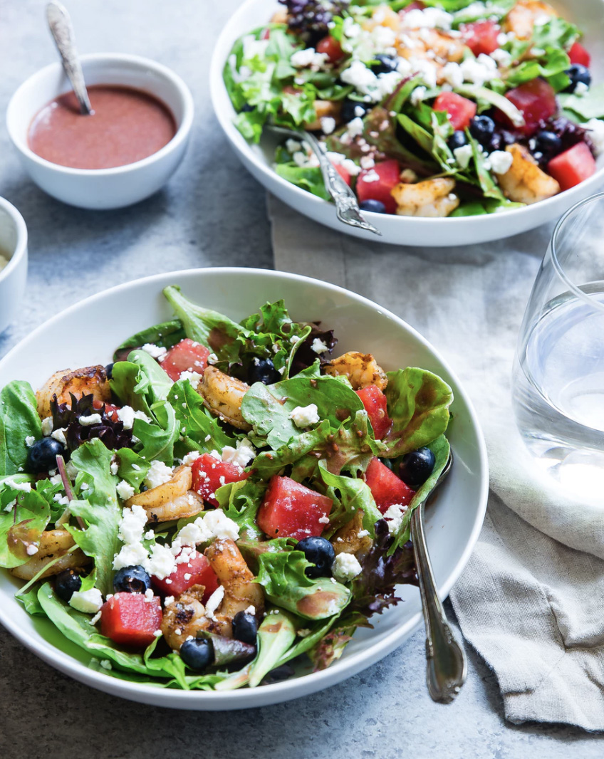 Salads in bowls