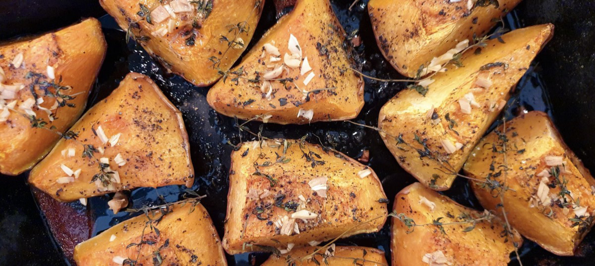 Roasted squash for an autumn meal