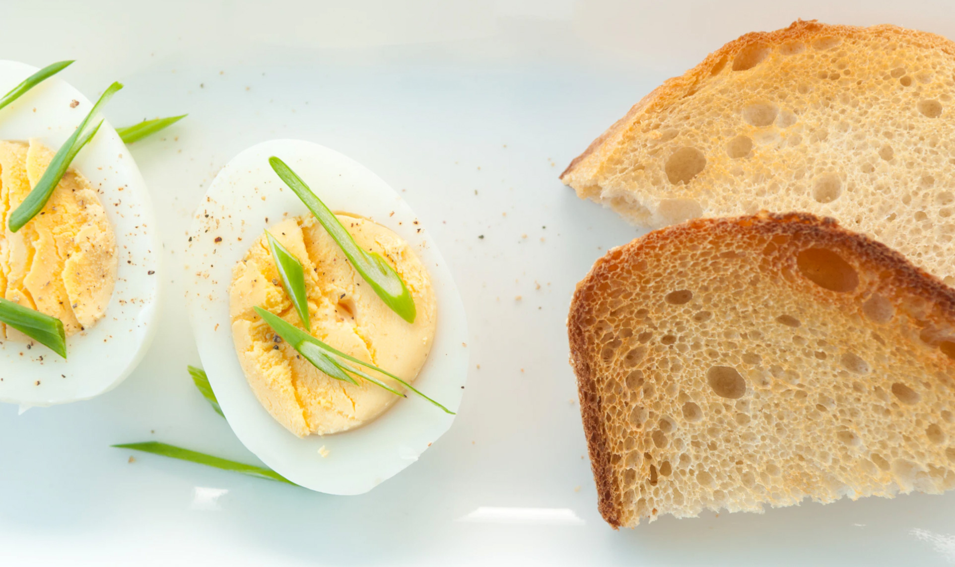 A plate with a piece of toast and an egg