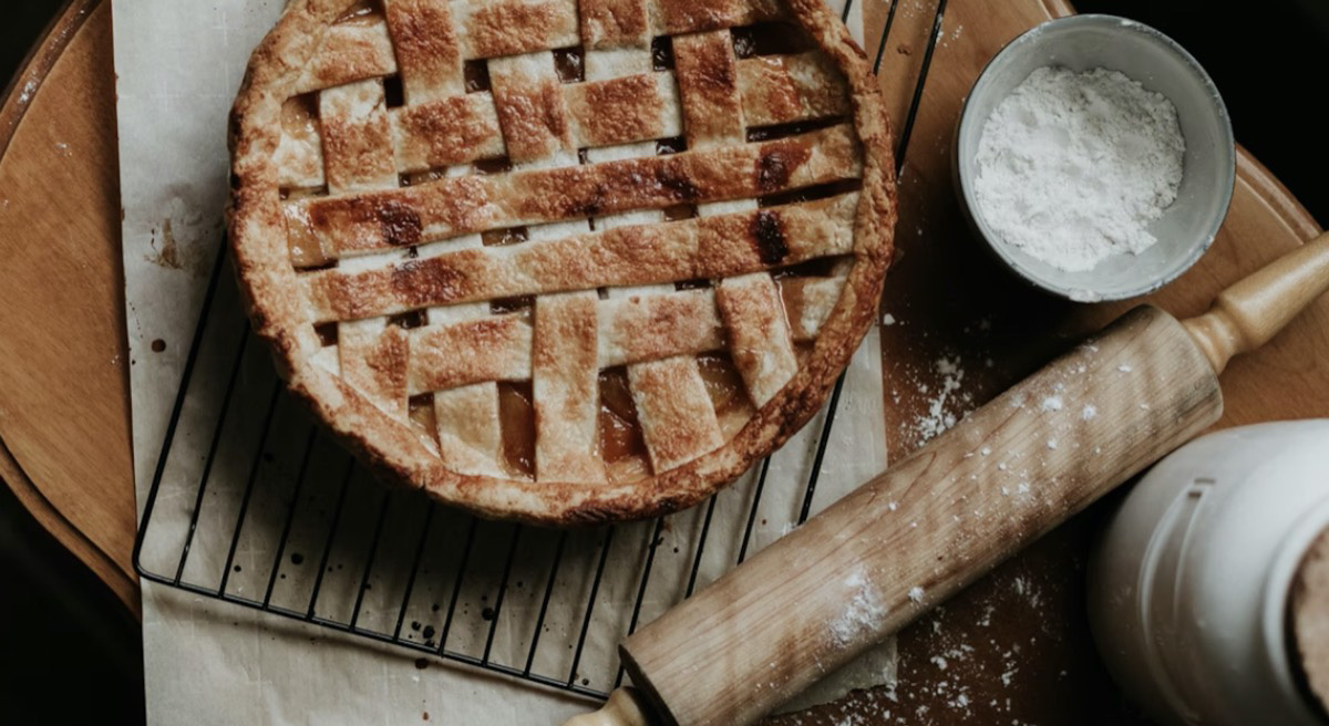 Apple pie homemade. 