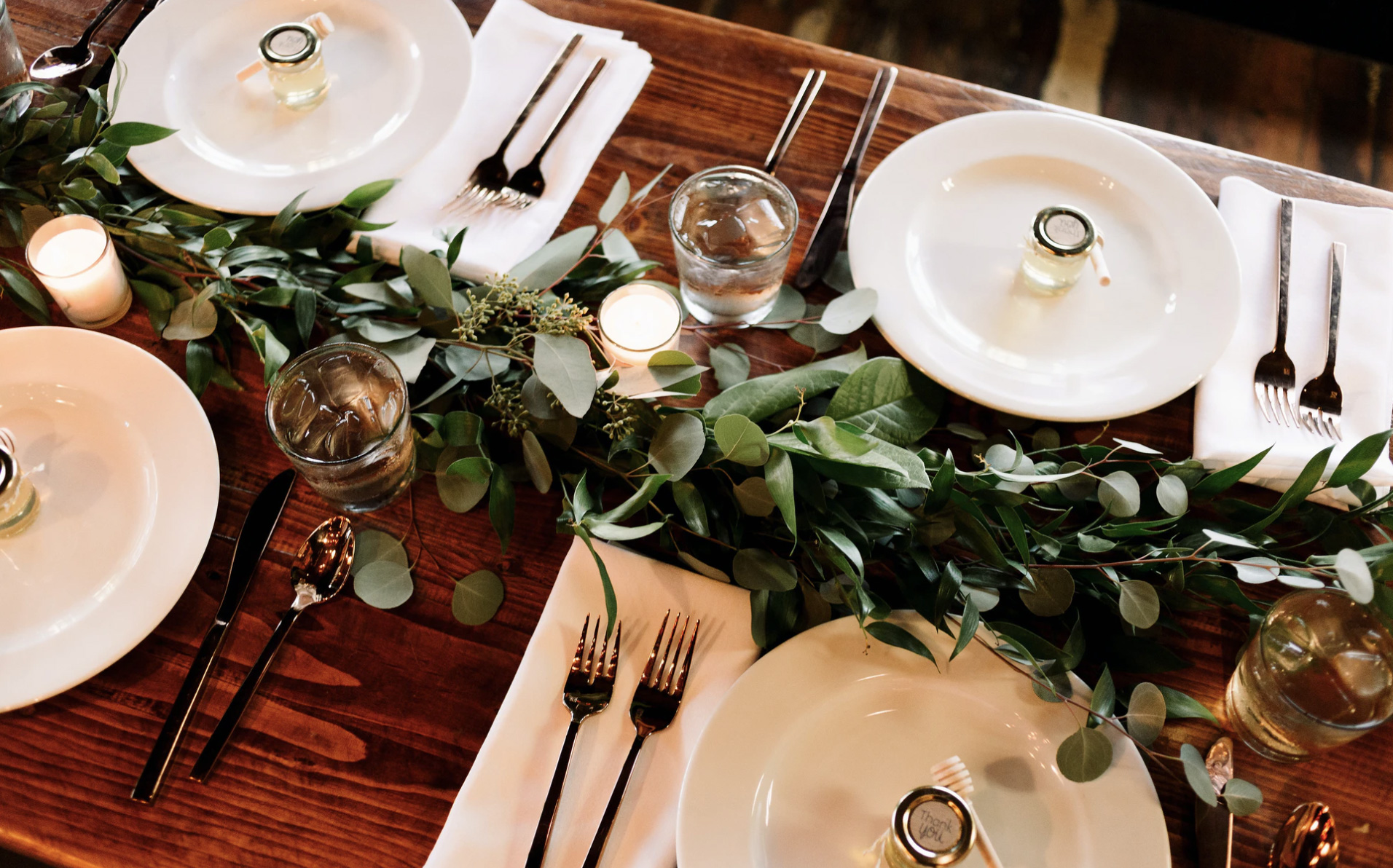 Holiday dinner table setting. Unsplash - Jordan Arnold