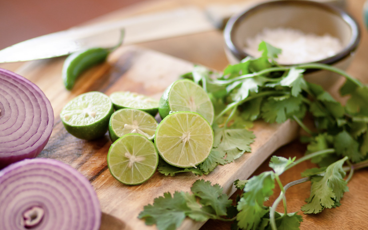 Ingredients for a summer salad