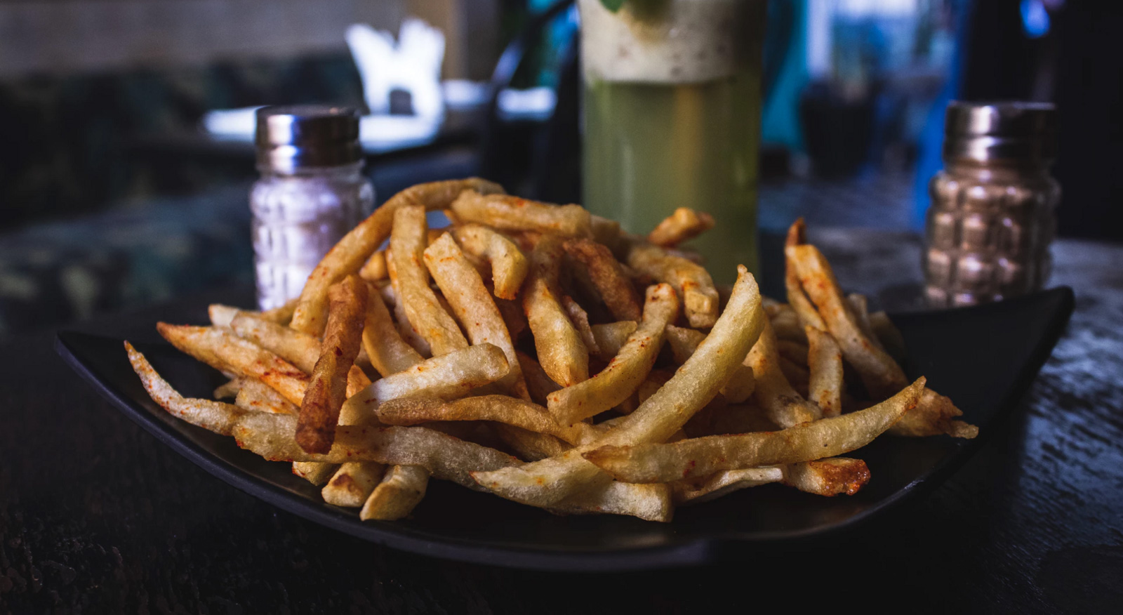 French fries to represent the American standard diet of processed food